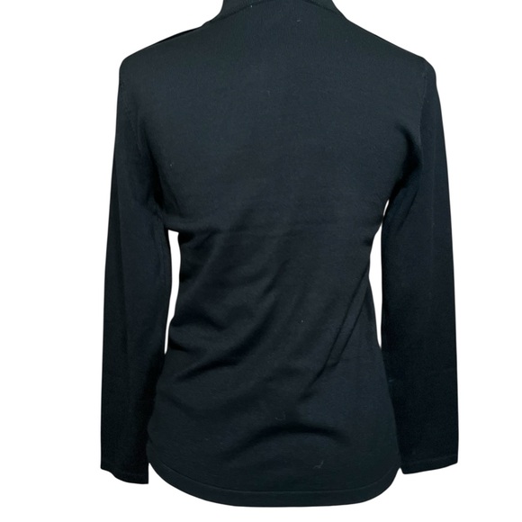Carmen Marc Valvo Corp core contemporary comfort career turtleneck top - Picture 5 of 11